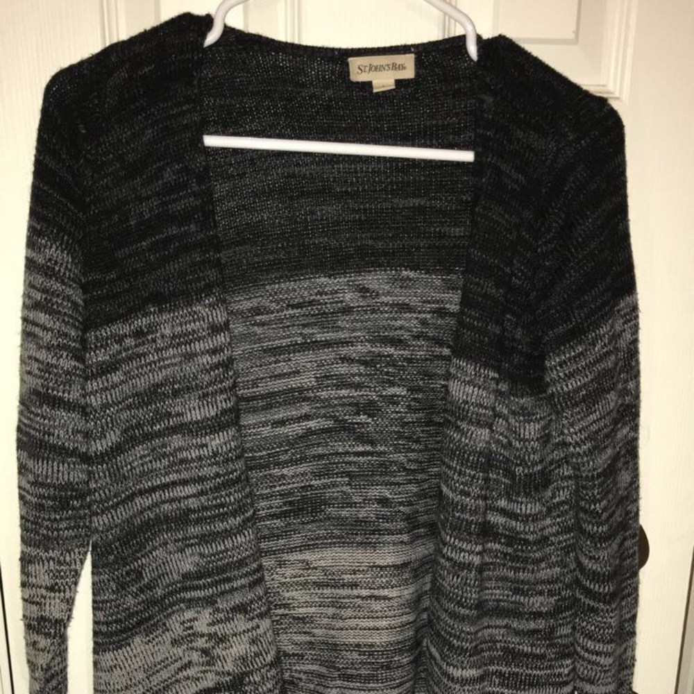 Black and grey cardigan